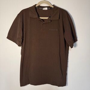 Porsche Design Driver's Selection Short Sleeve Polo Shirt Brown